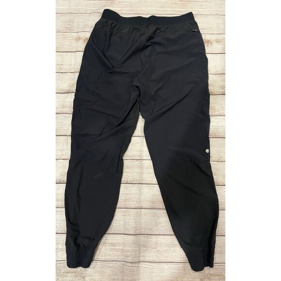 Apana Pull On Athletic Ankle Length Cargo Joggers Pants Black Stretchy Large - Picture 3 of 6